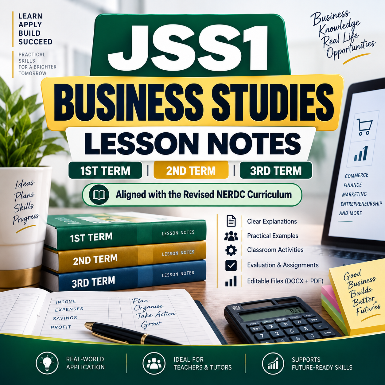 JSS1 Business Studies Lesson Notes โ 1st, 2nd & 3rd Term