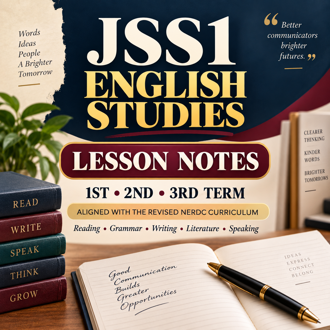 JSS1 English Studies Lesson Notes โ 1st, 2nd & 3rd Term