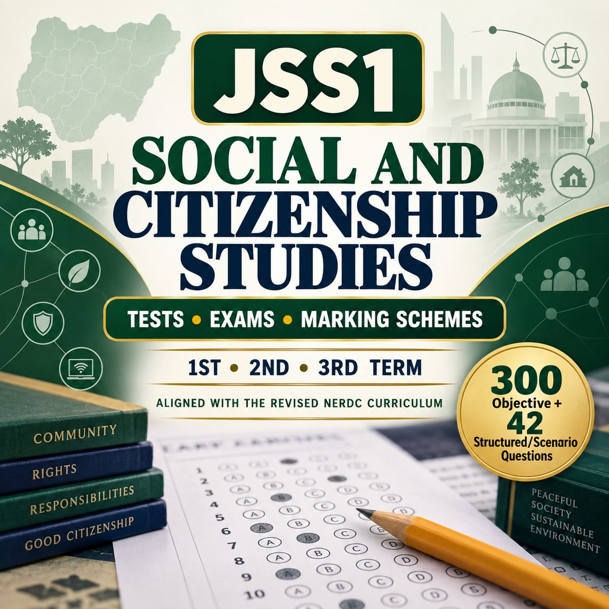 JSS1 Social and Citizenship Studies Tests, Exam Questions & Marking Schemes โ 1st, 2nd & 3rd Term