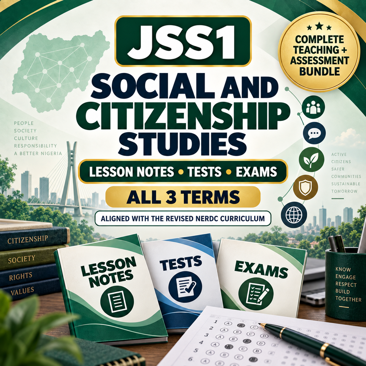 JSS1 Social and Citizenship Studies Lesson Notes, Tests & Exam Questions โ All 3 Terms